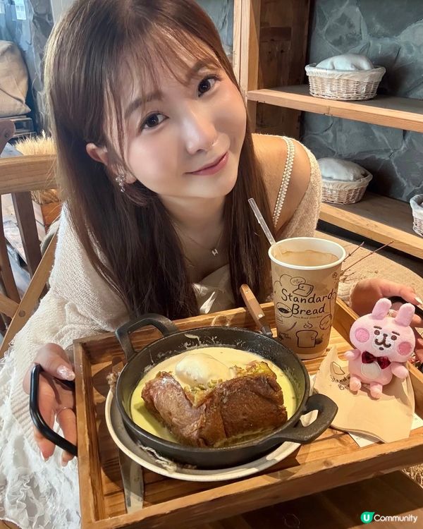 韓國千層麵包🤤！招牌法式吐司🍞好掛住呀！想飛✈️！