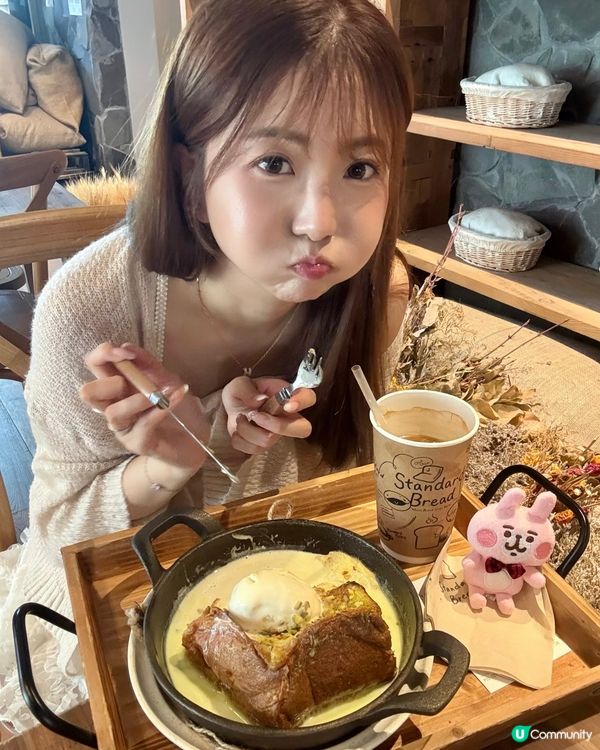 韓國千層麵包🤤！招牌法式吐司🍞好掛住呀！想飛✈️！