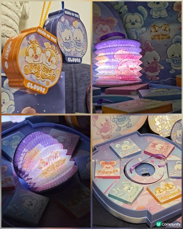 迪士尼魔法燈籠x可愛熊貓月餅