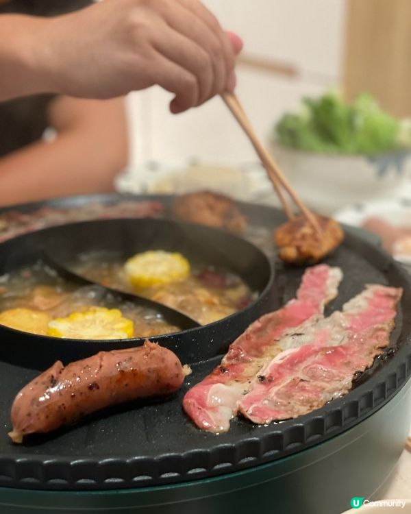 家居好物 一個煲輕鬆在家燒烤打邊爐