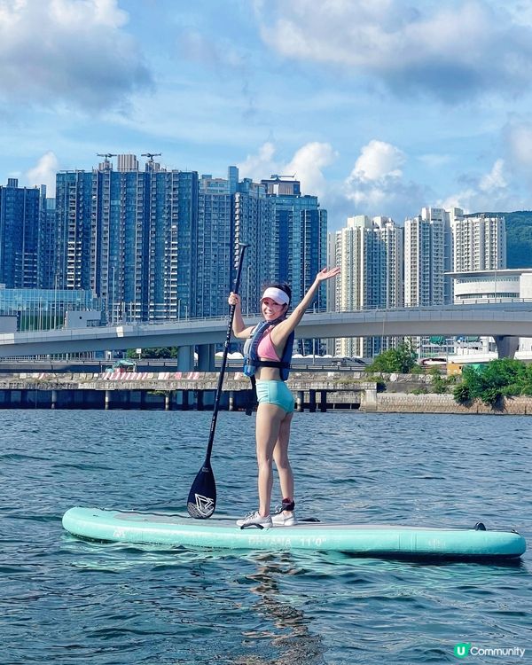 啟德直立板瑜伽🏄‍♀️！市區玩水新體驗！