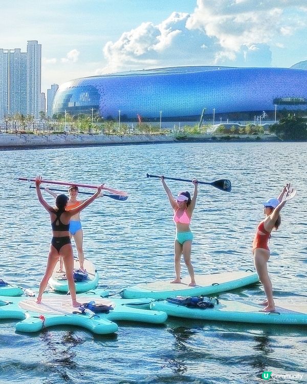 啟德直立板瑜伽🏄‍♀️！市區玩水新體驗！