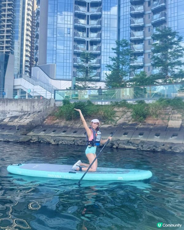 啟德直立板瑜伽🏄‍♀️！市區玩水新體驗！