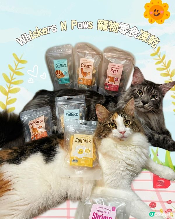 Whiskers N Paws寵物凍乾零食放題！主子試食報告😸