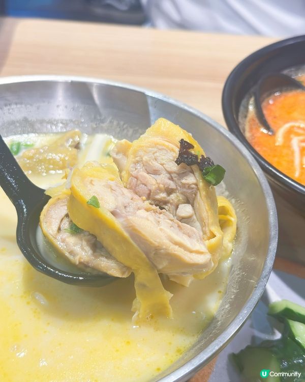 椰子雞米線🤤！雞髀超滑！😋