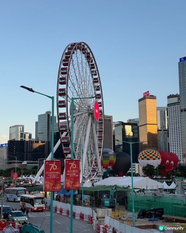 香港熱氣球節！🌇打卡維港靚景！🎈熊貓同貓貓勁可愛！😍
