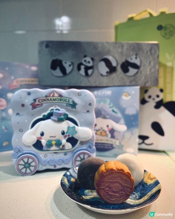 美心卡通月餅禮盒😍！玉桂狗+熊貓萌爆登場！💯