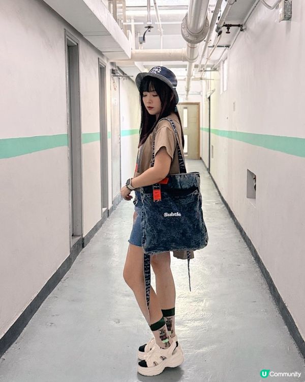 ♡超型Subtle Rawmad(U) 丹寧托特背囊♡限時9折優惠碼唔好錯過！♡