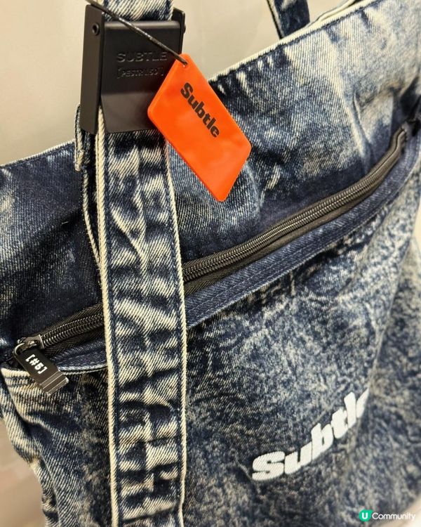 ♡超型Subtle Rawmad(U) 丹寧托特背囊♡限時9折優惠碼唔好錯過！♡