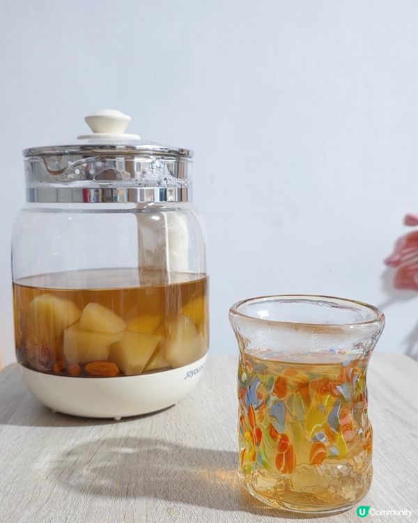 熬夜救星！🍎🌹花茶！😋 瞓得香！