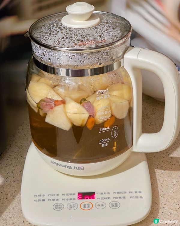 熬夜救星！🍎🌹花茶！😋 瞓得香！