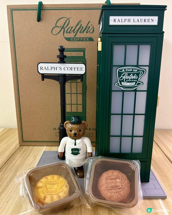 [月餅開箱] Ralph‘s Coffee小熊電話亭月餅禮盒
