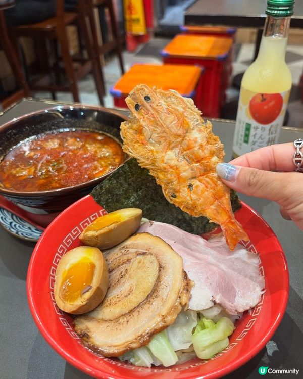 華園 x 丸目背脂煮干🍜！限定拉麵開賣！🦐🔥