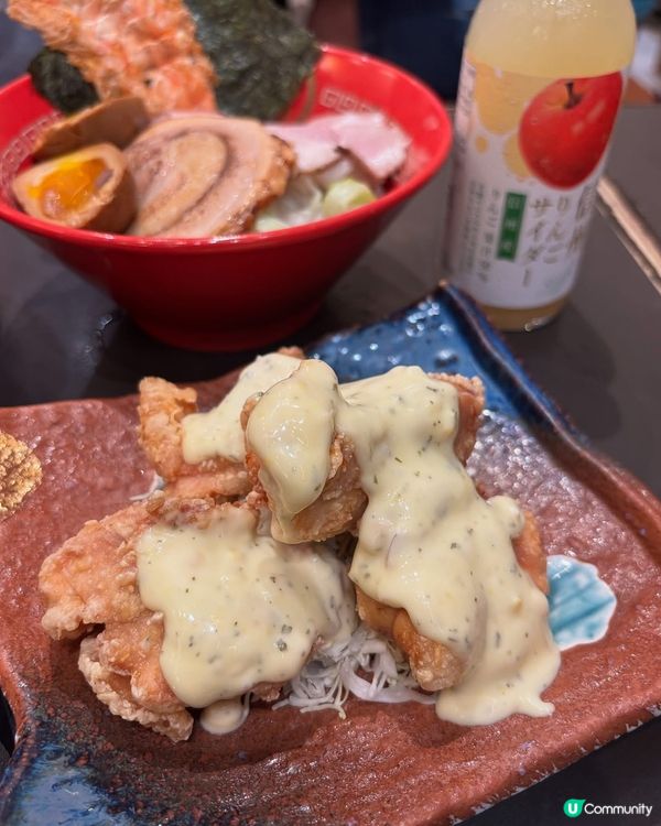 華園 x 丸目背脂煮干🍜！限定拉麵開賣！🦐🔥