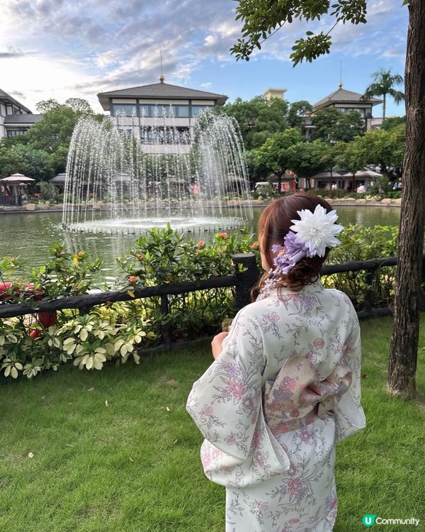 58蚊浴衣體驗＋免費盤頭＋接送｜珠海御溫泉日式風爆紅行程💥