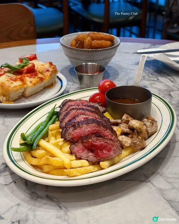 日本A4和牛扒任食瑪格麗塔披薩、炸薯條、炸洋蔥圈