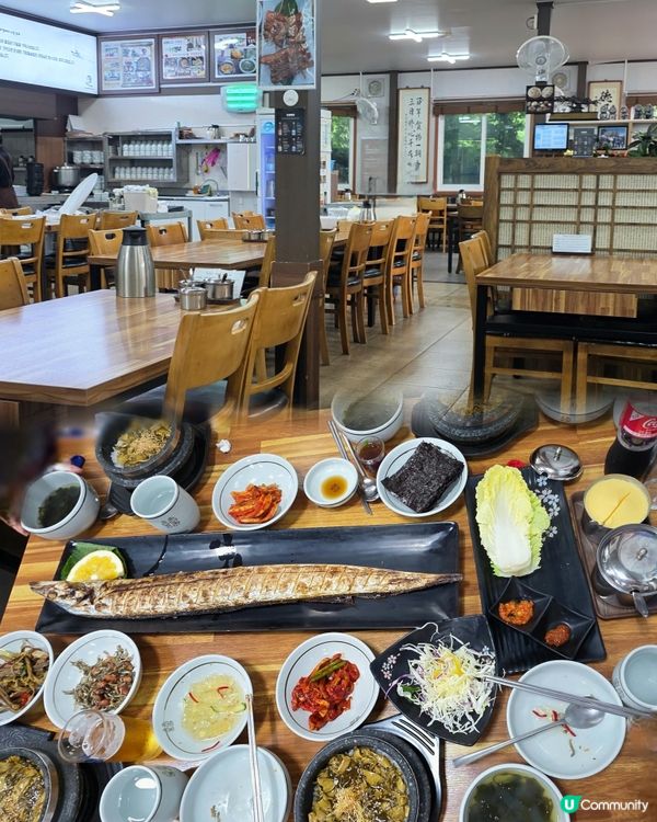 濟州島必食👍烤白帶魚🐟鮑魚石鍋飯🍚