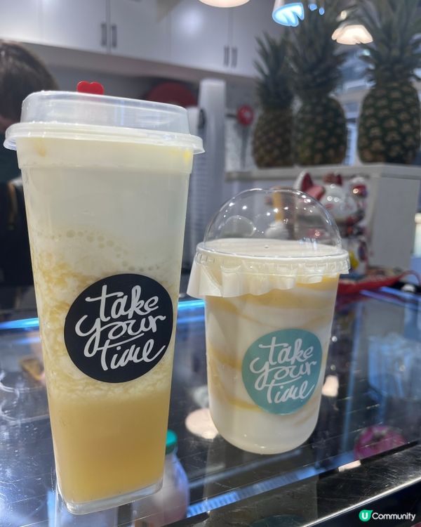 菠蘿優格茶🍵，清新解渴！🍍😋