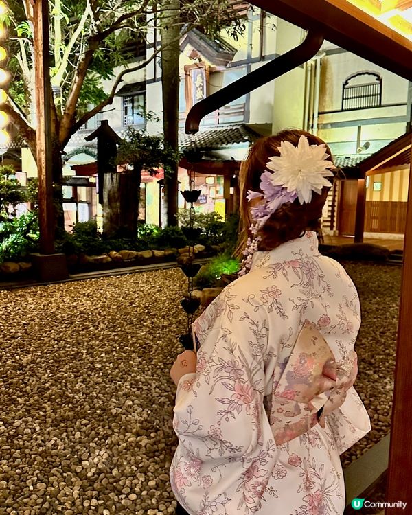 御温泉夜景太犯規😱！煙花＋塔樓＋和服＝IG爆like打卡位🔥