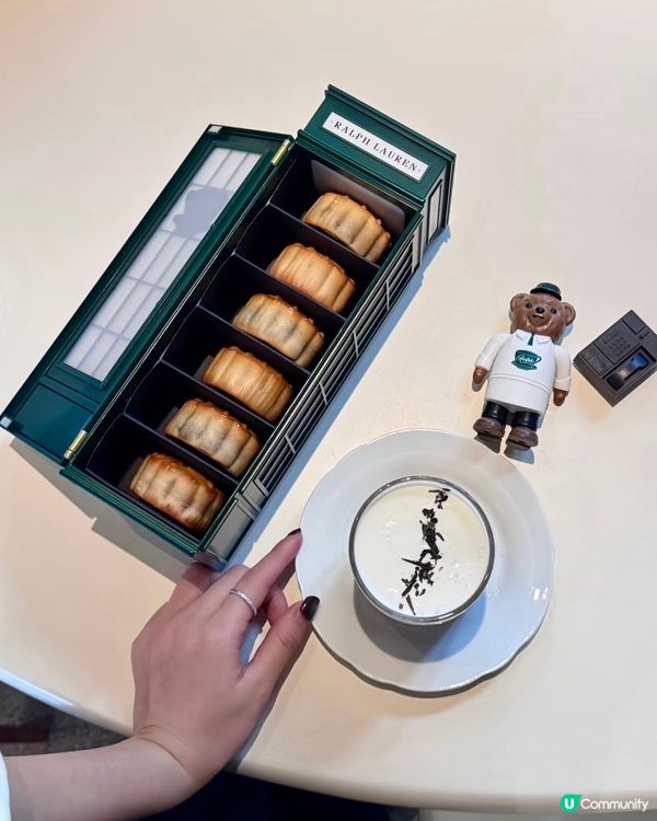 月光寶盒之可愛小熊電話亭月餅禮盒✨