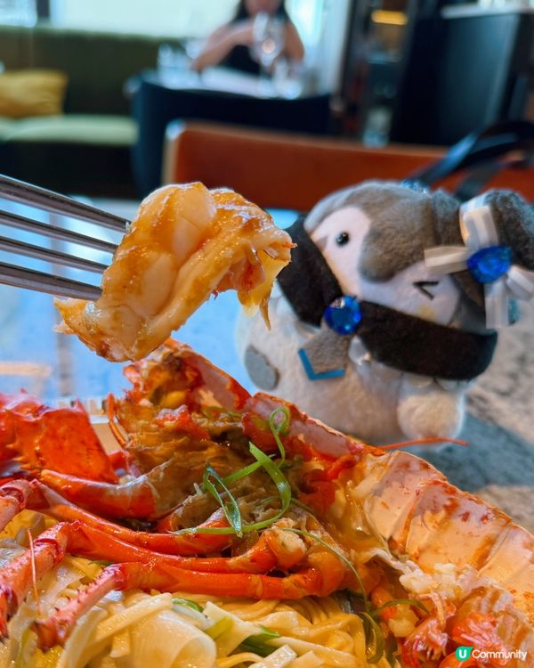 韓牛和牛+龍蝦🦞！中環高空享受🤩！