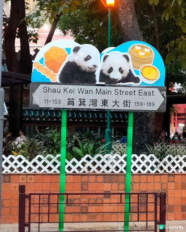 熊貓BBs，家姐細佬出沒注意！東大街街牌打卡攻略！🐼📸