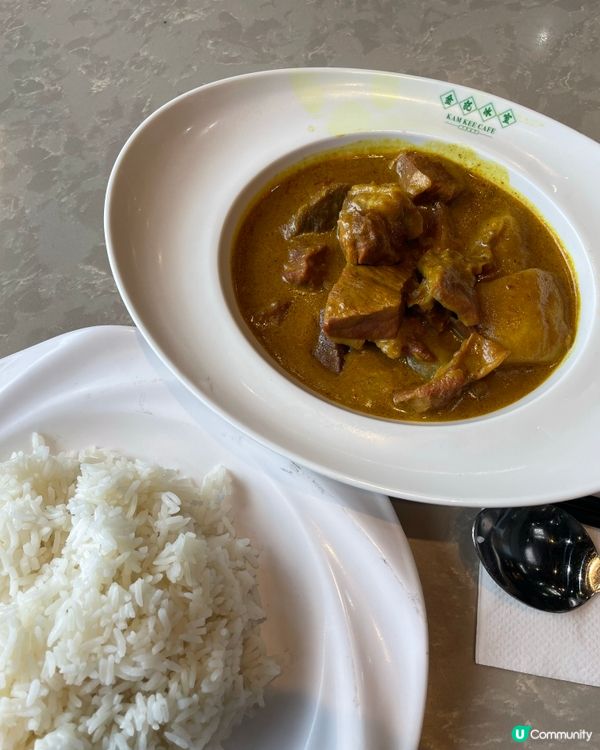 同媽咪香港仔寫意午餐 😋 咖哩牛腩飯超正！