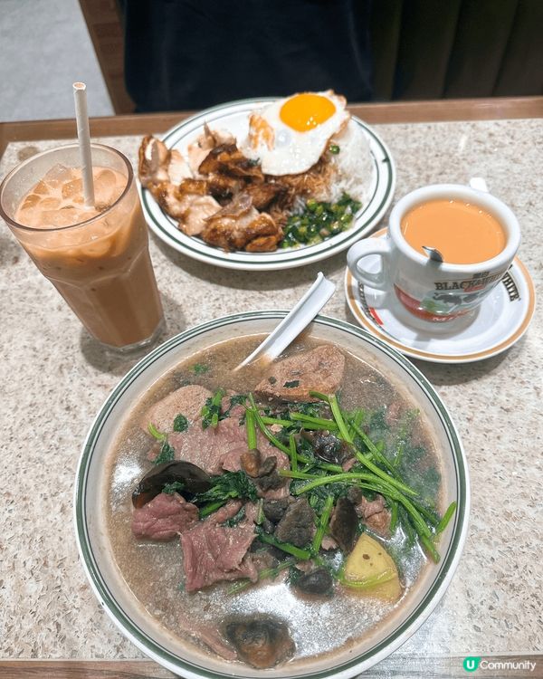 華嫂冰室初體驗！豬潤米線超正🤤🍜