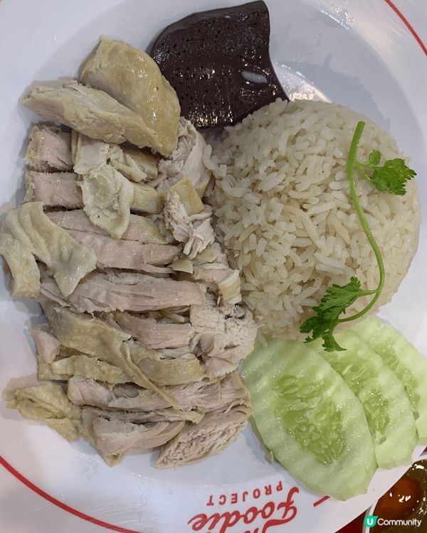 簡簡單單又一餐，雞肉嫩滑彈牙有雞味，雞油飯油香，粒粒分明。