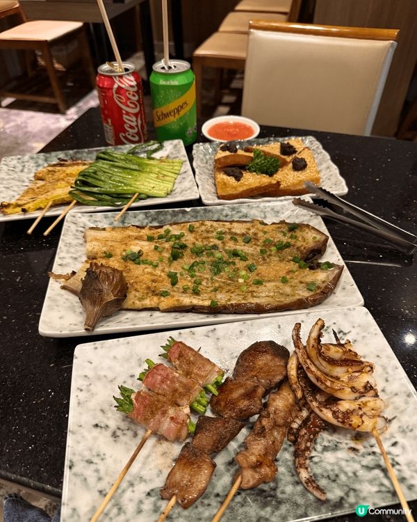 🍆「好燒式串燒專門店」串燒，全部即叫即燒，仲估唔到每樣叫少少...