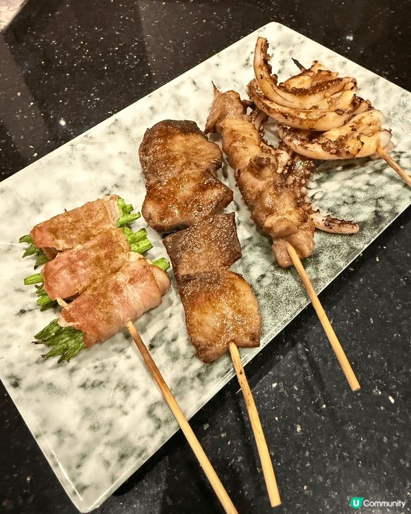 🍆「好燒式串燒專門店」串燒，全部即叫即燒，仲估唔到每樣叫少少...