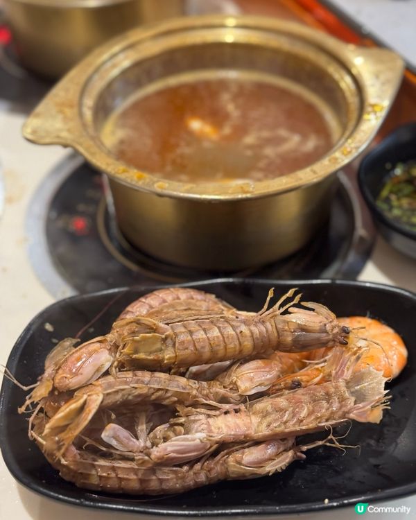 邊爐放題有賴尿蝦、芭菲、焦糖燉蛋、心太軟😆