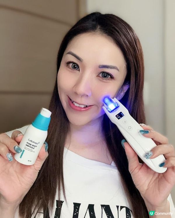 收毛孔神器 ♥ 毛孔拜拜！►Cellology煥膚MTS收毛孔美容儀