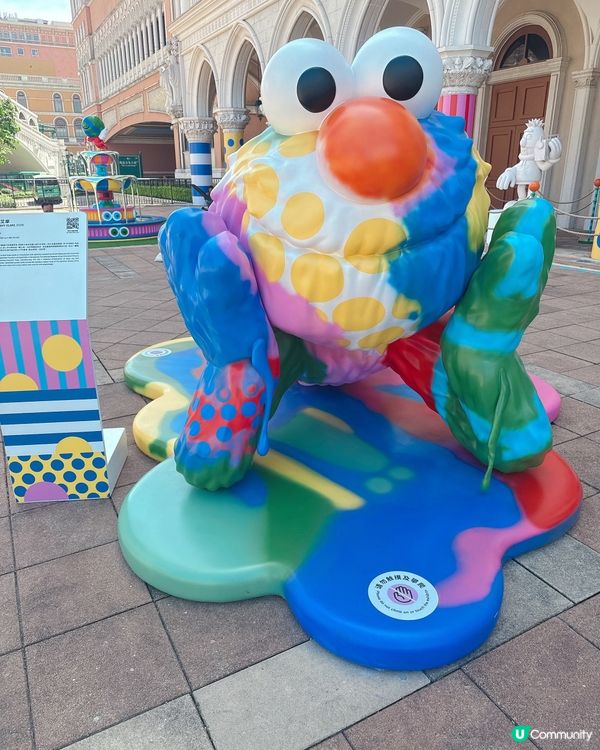 澳門威尼斯人芝麻街打卡📸！超可愛呀！😍