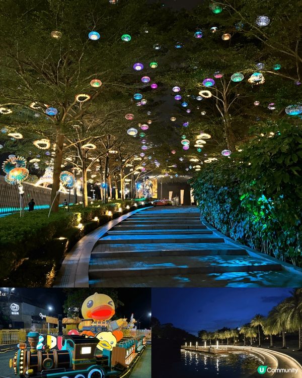 週末同家人去了深圳歡樂海岸🛳️,真係玩到唔捨得走!呢度集購物...