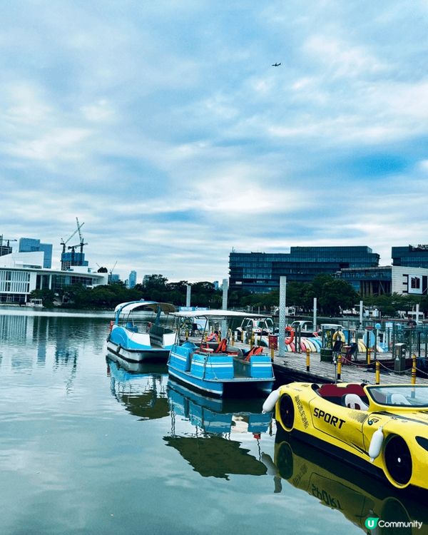 週末同家人去了深圳歡樂海岸🛳️,真係玩到唔捨得走!呢度集購物...