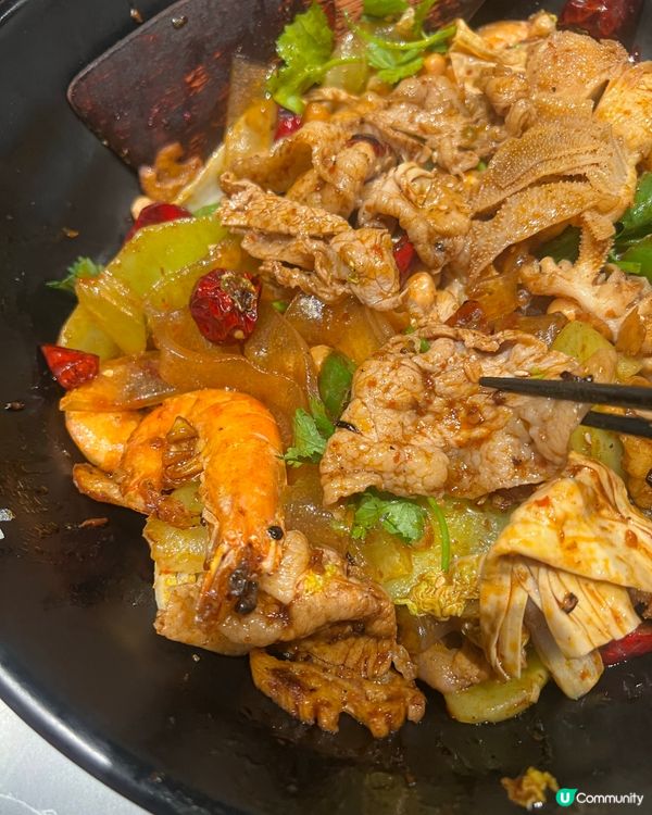 觀塘麻辣乾鍋之王！自選鮮蝦x牛柏葉x肥牛超正🌶️