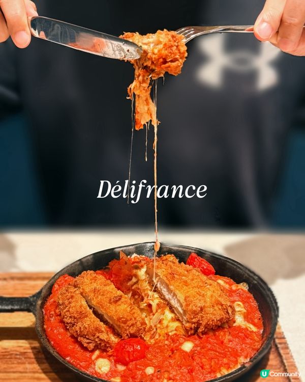 🧀 吉列豬扒芝士拿坡里汁焗飯