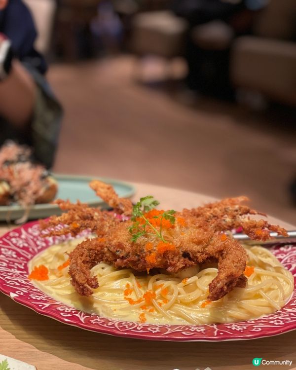 昭和風洋食店，蛋包飯＋明太子意粉太有誠意了！🍝🍳