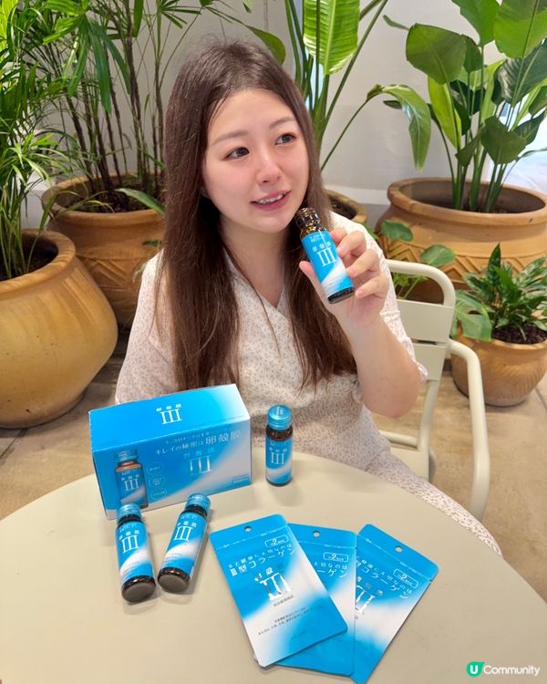 一瓶飲出水潤光澤✨卵殼膜美肌飲！🍇