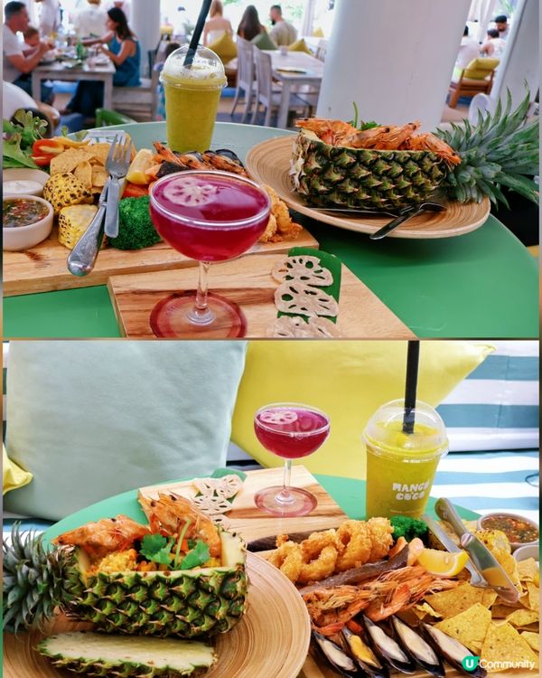 航拍荷花池📸美食，打卡，按摩，大自然 😍