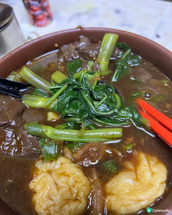 嫩豬紅正牛筋🍜