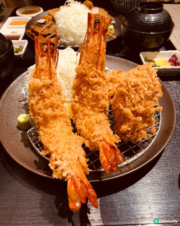 京都勝牛海老蠔炸物🤤！正到爆！💯