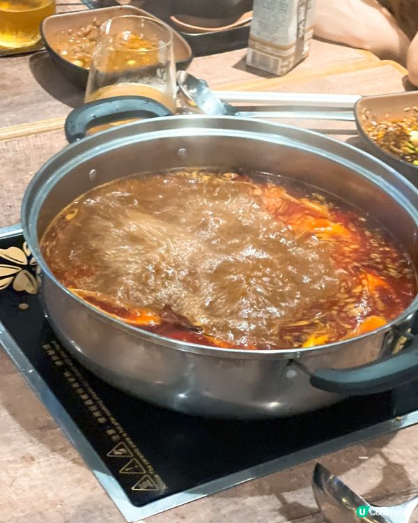 🦀巨蟹湯底🔥！大角咀火鍋天花板！鮮到爆！🐮🐮