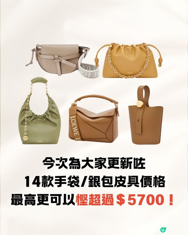 日本買LOEWE手袋超抵😍即睇14款手袋銀包 港元日圓價格比較✨最高慳超過$5700⁉️