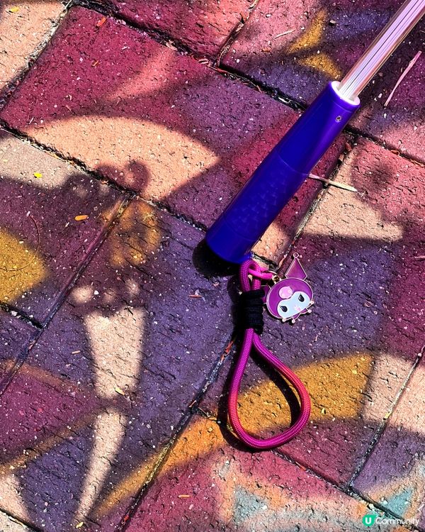 朗豪坊 x KUROMI 別注版玻璃彩繪LED發光傘 