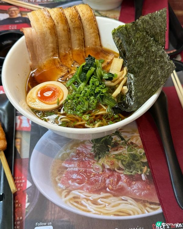 竹麓拉麵🍜中環街市打卡！北海道風味😋