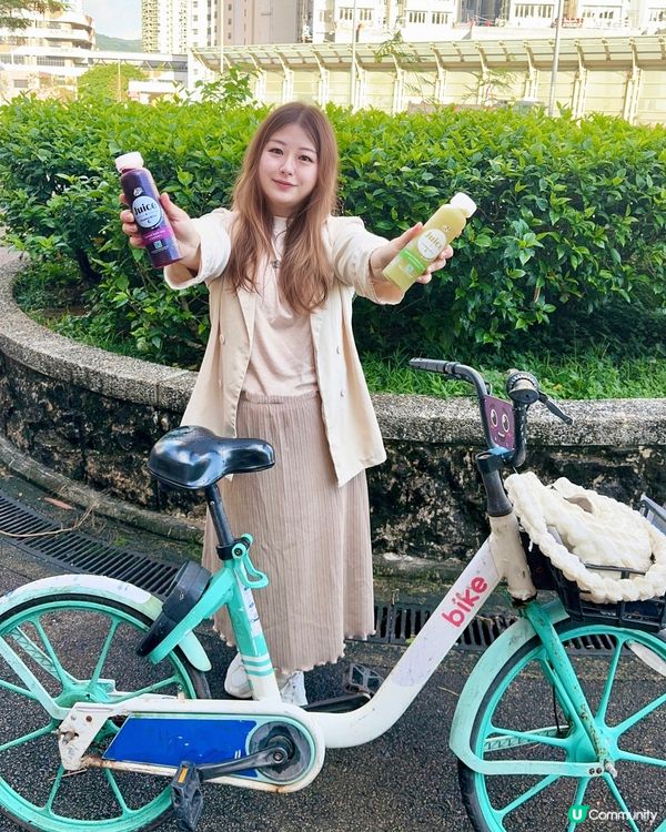 踩單車🚴‍♀️感受大自然，支持環保♻️！