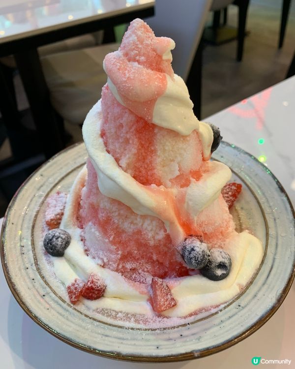 士多啤梨雪山沙冰🍧！夏日消暑必備！🍓