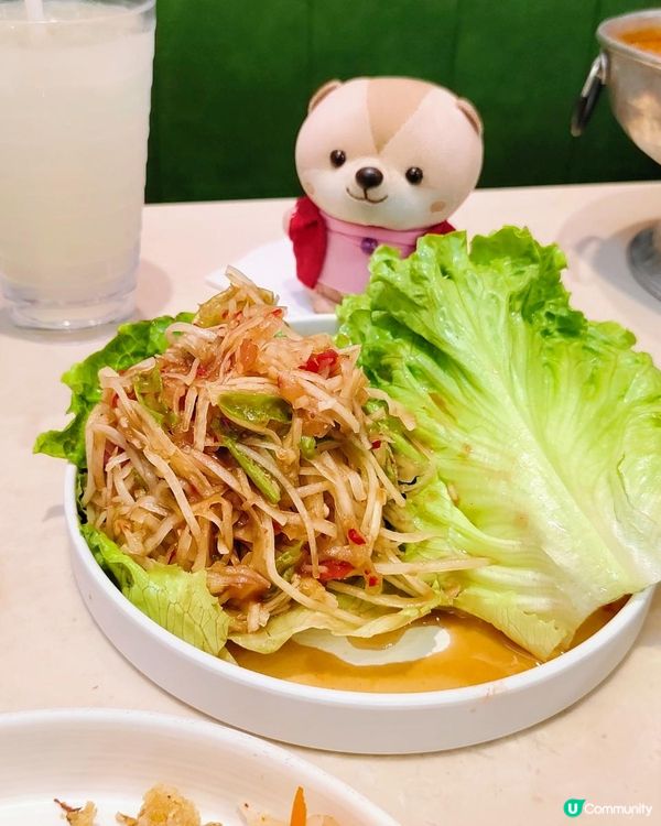 元朗抵吃泰菜2人餐，加$1有半隻海南雞！